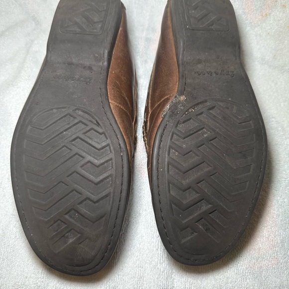Frye & Co Men’s Brown Leather Slip On Loafers Size 10.5 Classic Preppy Moccasins